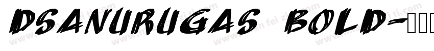 DSAnuRugas Bold字体转换